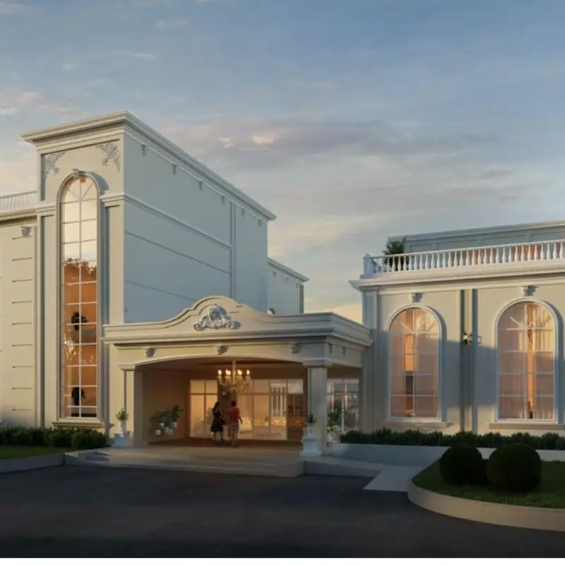 Wave Veridia Oakwood Club architectural rendering with modern design